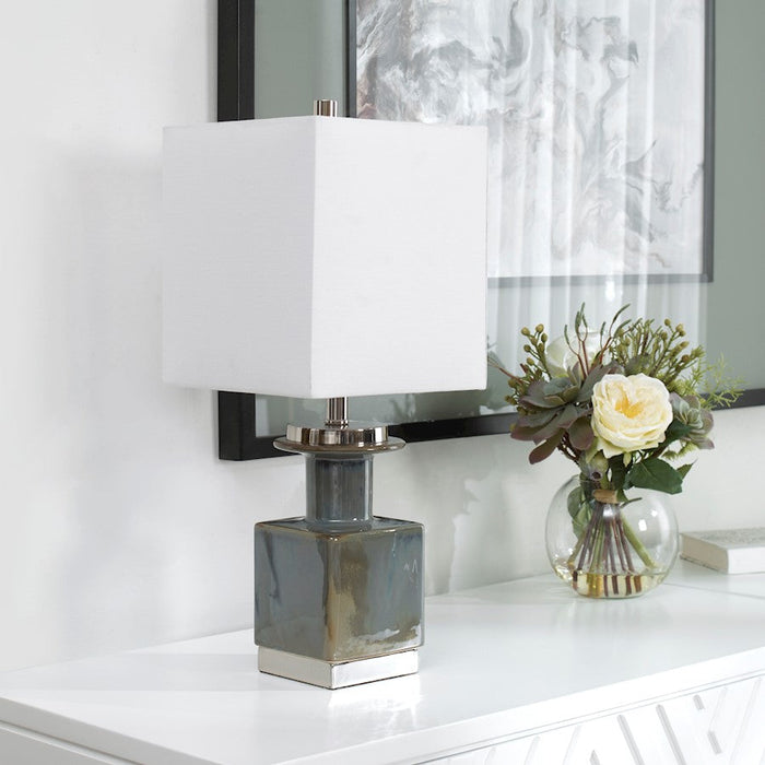 Uttermost Cabrillo Gray Glaze Accent Lamp