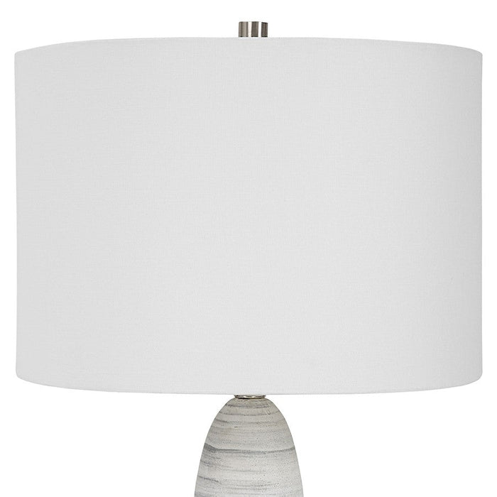 Uttermost Levadia 1 Light Table Lamp, Matte White