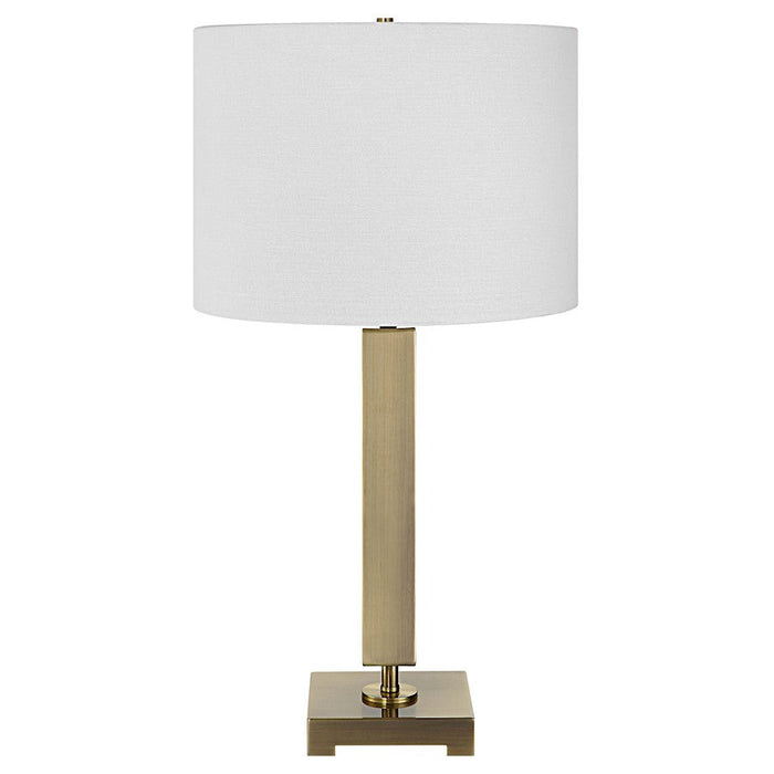 Uttermost Duomo 1 Light Table Lamp, Antique Brass