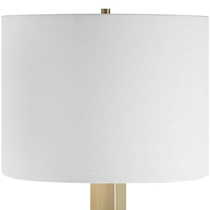 Uttermost Duomo 1 Light Table Lamp, Antique Brass