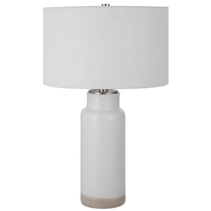 Uttermost Albany 1 Light Farmhouse Table Lamp, Textured White