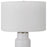 Uttermost Albany 1 Light Farmhouse Table Lamp, Textured White