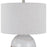 Uttermost Poul Crackled Table Lamp, Gray