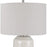 Uttermost Pinpoint Specked Table Lamp, White