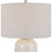 Uttermost Pinpoint Specked Table Lamp, White