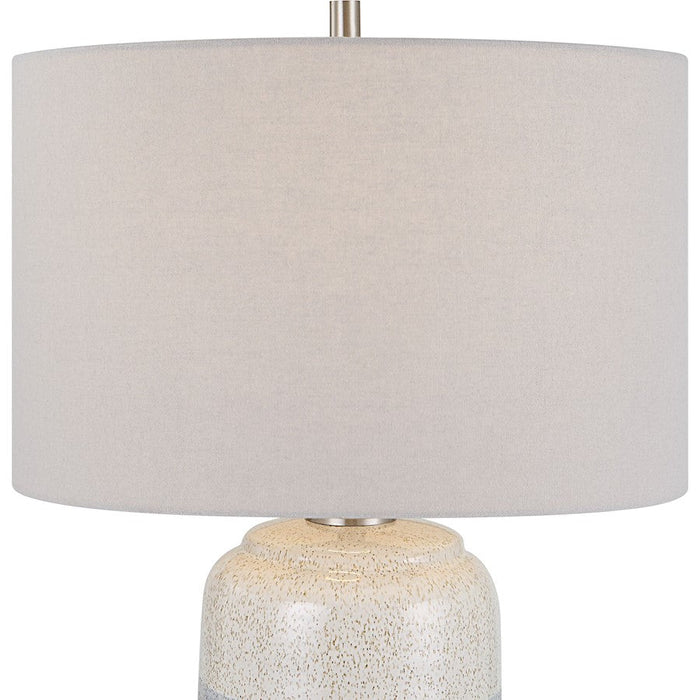 Uttermost Pinpoint Specked Table Lamp, White