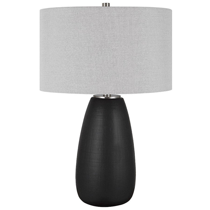 Uttermost Twilight Satin Black Table Lamp