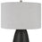 Uttermost Twilight Satin Black Table Lamp