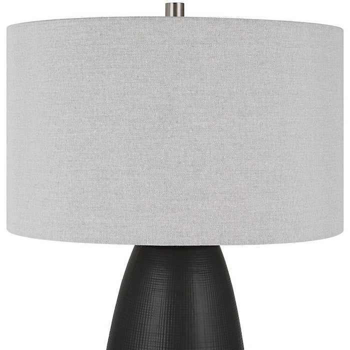 Uttermost Twilight Satin Black Table Lamp