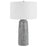 Uttermost Static Modern Table Lamp, Black/White