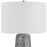 Uttermost Static Modern Table Lamp, Black/White