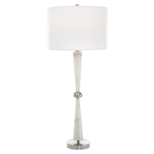 Uttermost Hourglass 1 Light Table Lamp, White - 30064