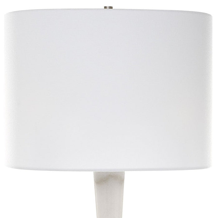 Uttermost Hourglass 1 Light Table Lamp, White