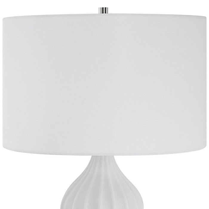 Uttermost Antoinette 1 Light Table Lamp, Polished Nickel