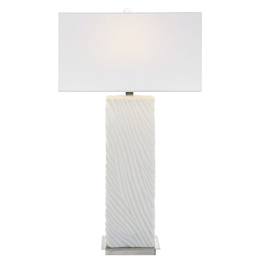 Uttermost Pillar 1 Light Table Lamp, White - 30066