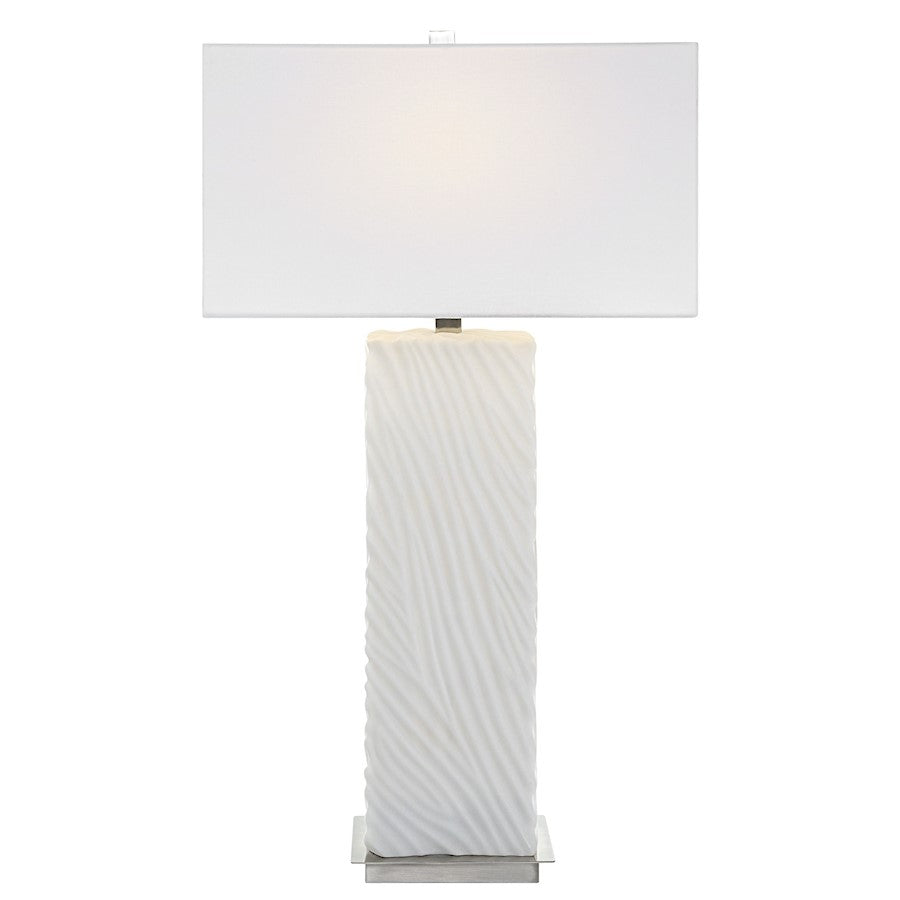 Uttermost Pillar 1 Light Table Lamp, White - 30066