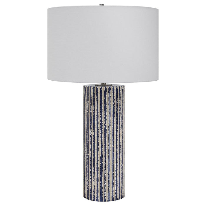 Uttermost Havana 1 Light Table Lamp, Blue