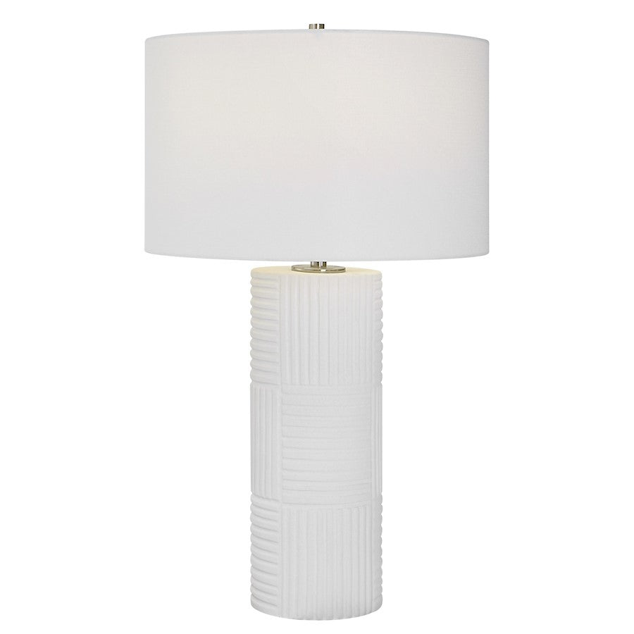 Uttermost Patchwork 1 Light Table Lamp, White - 30068