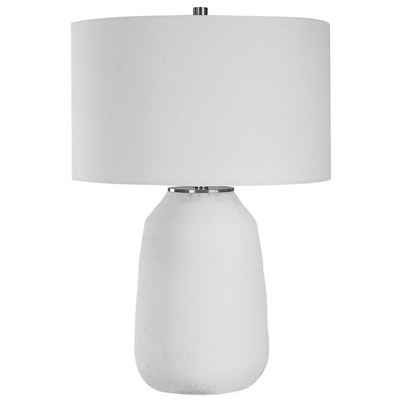 Uttermost Heir Chalk Table Lamp, White