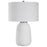 Uttermost Heir Chalk Table Lamp, White