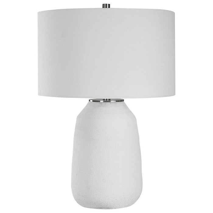 Uttermost Heir Chalk Table Lamp, White