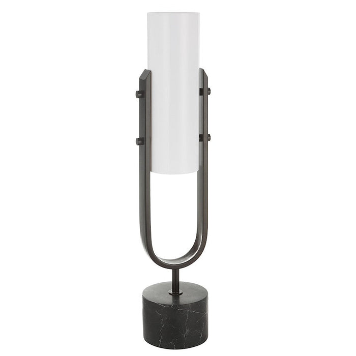 Uttermost Runway Industrial Accent Lamp, Black/White