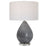 Uttermost Nebula Speckled Glaze Table Lamp, Black/White/Nickel - 30149-1