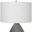 Uttermost Nebula Speckled Glaze Table Lamp, Black/White/Nickel