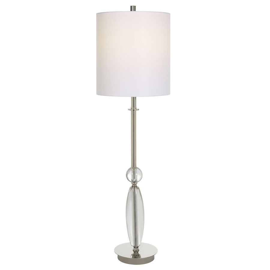 Uttermost Sceptre Crystal Buffet Lamp, Polished Nickel - 30176-1