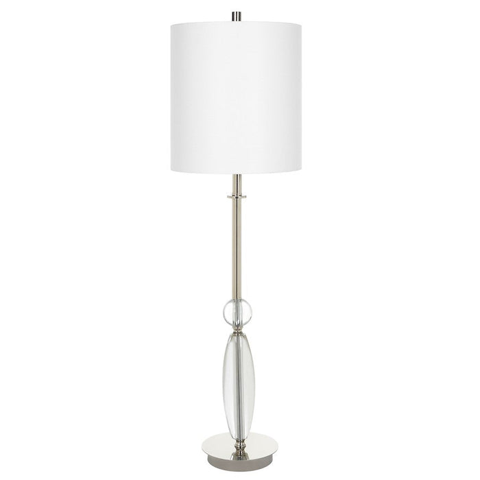 Uttermost Sceptre Crystal Buffet Lamp, Polished Nickel