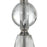 Uttermost Sceptre Crystal Buffet Lamp, Polished Nickel