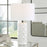 Uttermost Honeycomb White Table Lamp, Satin Black - 30181-1