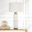 Uttermost Ruse Whitewashed Table Lamp, Brushed Brass