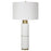 Uttermost Ruse Whitewashed Table Lamp, Brushed Brass