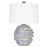 Uttermost Waves Blue/White Accent Lamp