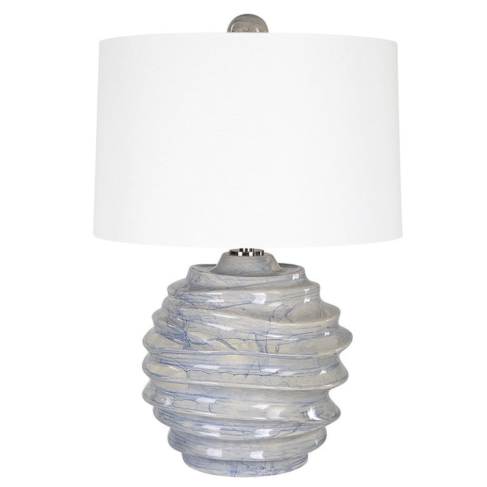 Uttermost Waves Blue/White Accent Lamp