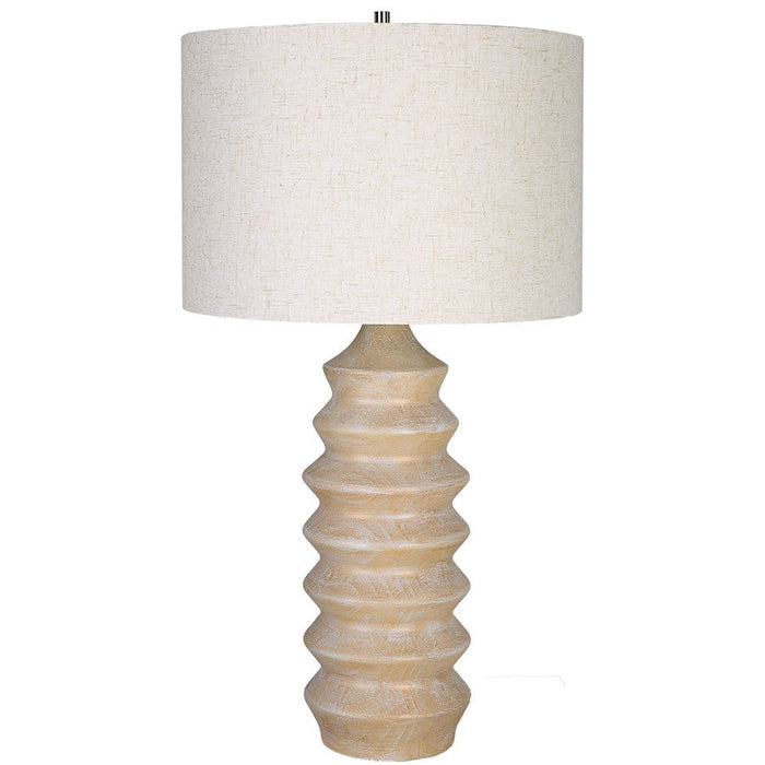 Uttermost Uplift Geometric Table Lamp, Nickel