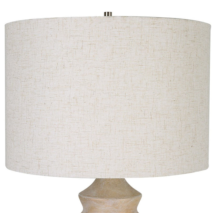 Uttermost Uplift Geometric Table Lamp, Nickel