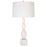 Uttermost Regalia White Marble Table Lamp, Antique Brass - 30197