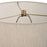 Uttermost Gravitas Elegant Stone Lamp, Brushed Brass