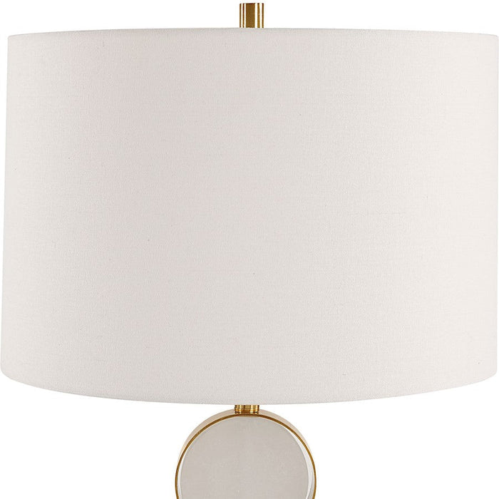 Uttermost Three Rings Contemporary 1 Light Table Lamp