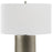 Uttermost V-Groove Modern 1 Light Table Lamp