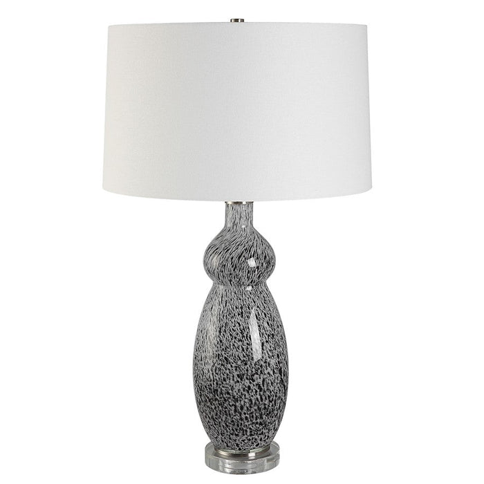 Uttermost Velino Curvy Glass 1 Light Table Lamp