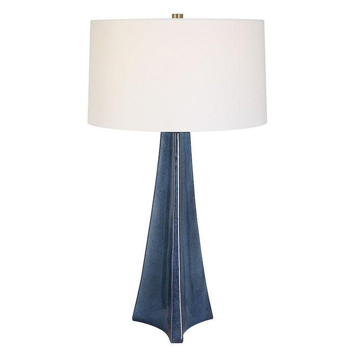 Uttermost Teramo Scalloped Ceramic 1 Light Table Lamp - 30229