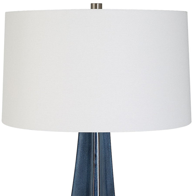 Uttermost Teramo Scalloped Ceramic 1 Light Table Lamp