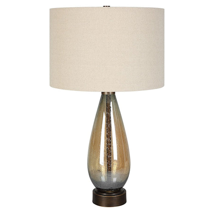 Uttermost Baltic Teardrop Glass 1 Light Table Lamp