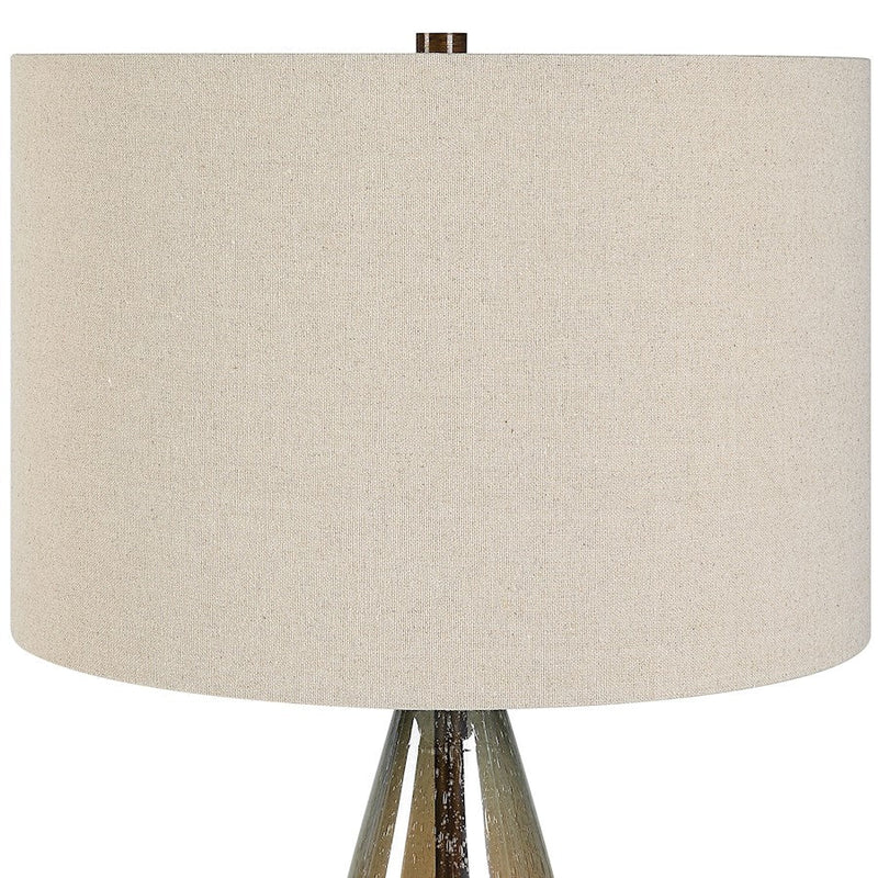 Uttermost Baltic Teardrop Glass 1 Light Table Lamp