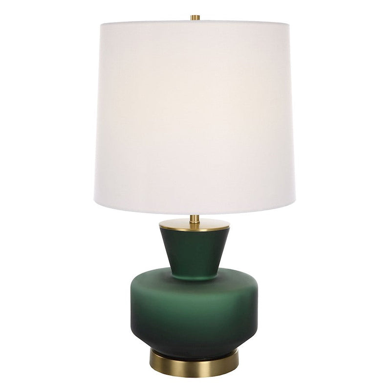 Uttermost Trentino Dark Emerald Green 1 Light Table Lamp - 30232-1