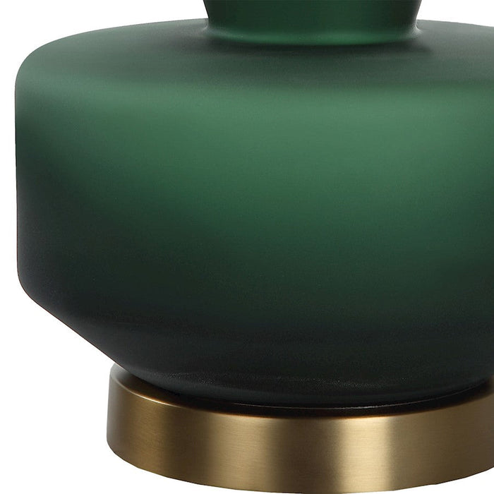 Uttermost Trentino Dark Emerald Green 1 Light Table Lamp