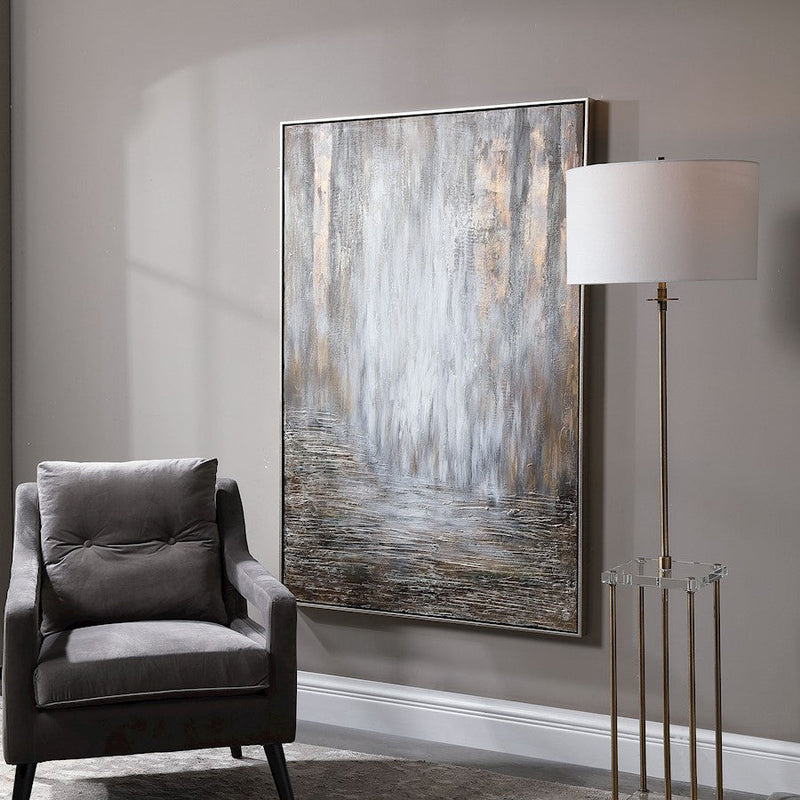 Uttermost Desert Rain Hand Painted Abstract Art